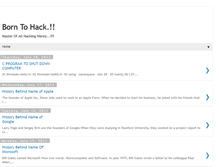 Tablet Screenshot of borntohack.in